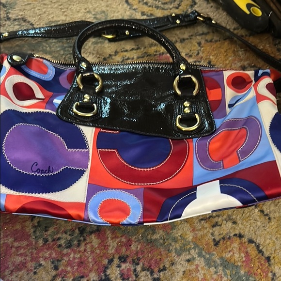 Coach Multicolor Signature Patchwork Bag - Picture 5 of 5